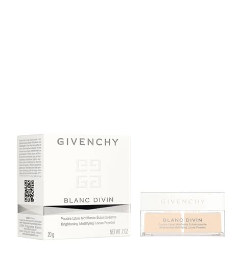 givenchy blanc divin loose powder|GIVENCHY Blanc Divin Brightening Mattifying Loose .